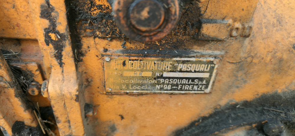 Vand motocultivator Pasquali