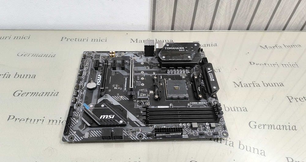 Placă de bază MSI B450 Tomahawk MAX AM4 DDR4 ATX – Testată, Funcțională