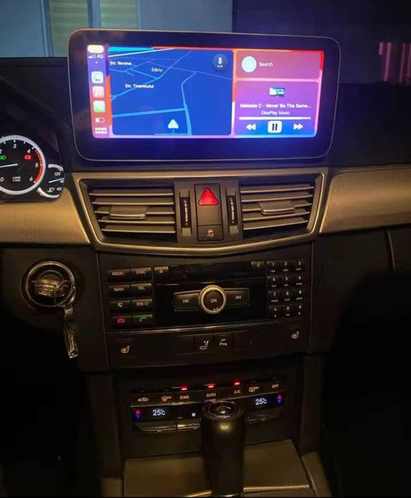 Navigație Android CarPlay Mercedes E Class W212 2010-2016