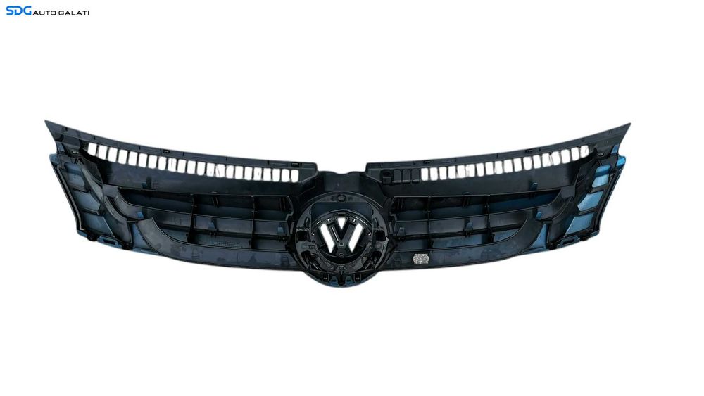 Grila Centrala cu Emblema Sigla de pe Bara Spoiler Fata Volkswagen Golf 5 Plus 2004 - 2008 Cod 5M0853655A 5M0853651A [L5319]