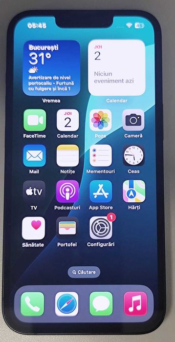Telefon Apple iPhone 14     128Gb(AG35 B 35626) Garantie 2 ani !