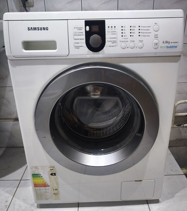 Стиральная машинка Samsung ecobubble 6 л