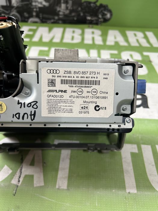 Display bord navigație Audi A3 8V