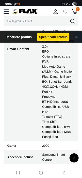 TV  Smart Samsung QLED 125cm