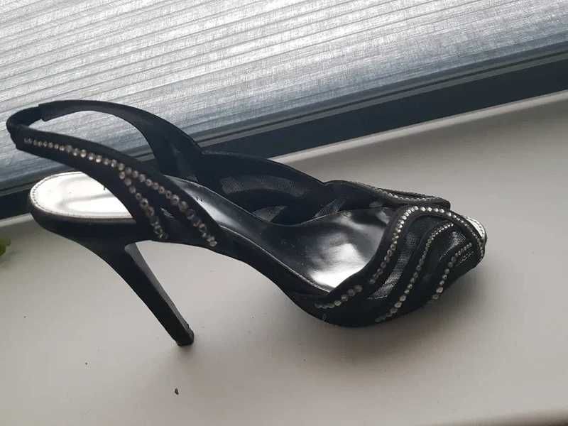Sandale stiletto cu cristale Karen Millen – mărimea 36