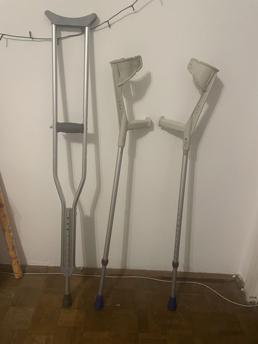 Carje reglabile sprojin in antebrat si subaxilara