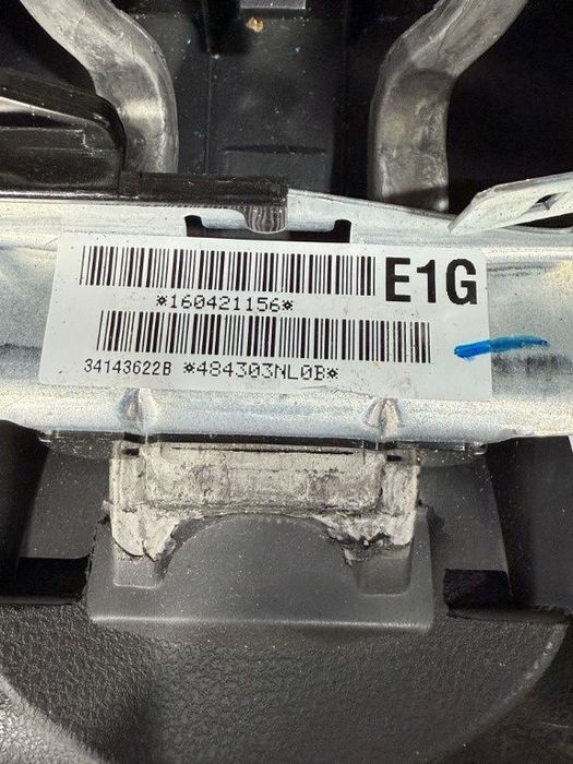 Volan piele 2016 nissan leaf em57 electric motor f/ev cod oem 34126715a 484303nl0b 2011-2017