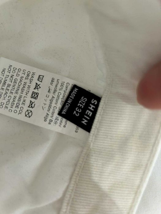 Pantaloni scurti jeans wide leg, masura 44