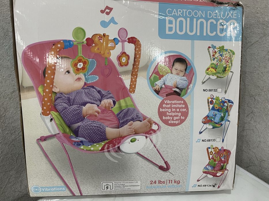 Шезлонг детский новый.