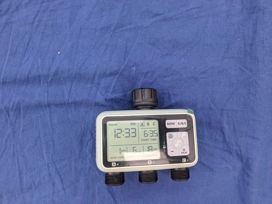 Програматор за напояване (поливане), 3-пътен