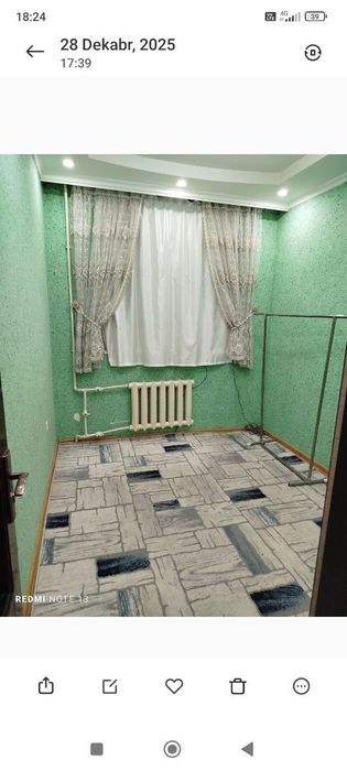 Юнусобод туман 9 мавзеда жойлашган 3 хонали уй оилага узоқ муддатга