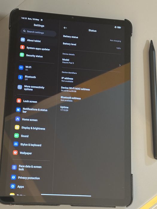 Xiaomi Pad 5 11” 128GB + Stylus Pen – baterie 100%