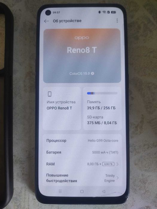 Оппо Рено 8т. 256 гига,