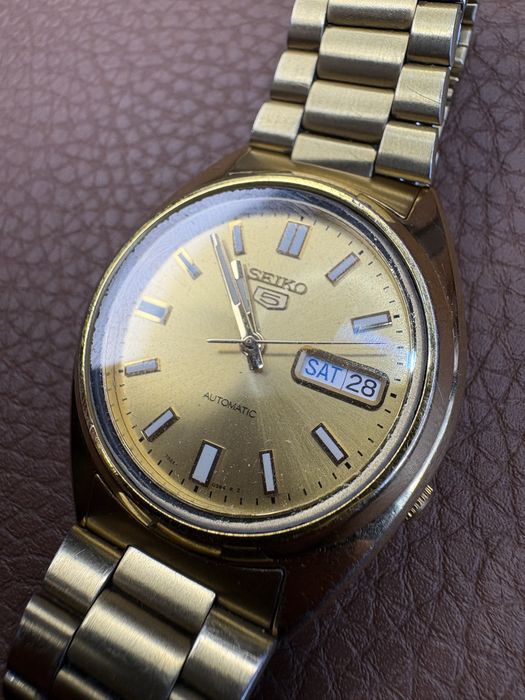 Ceas Seiko Automatic Auriu 38 mm