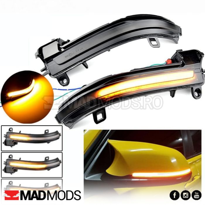 Set semnalizari oglinda LED dinamice BMW F20 F22 F30 F32 F34 F36 E84