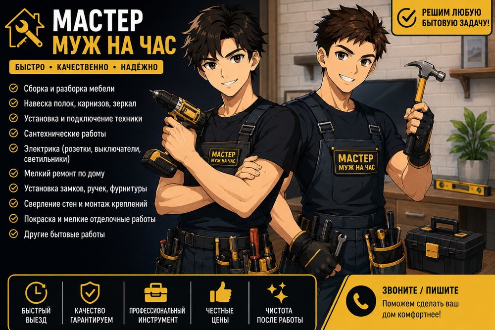 Мастера «муж на час»
