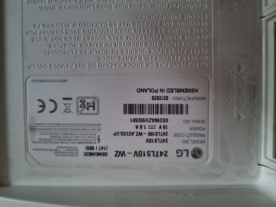 Televizor și monitor LG 24tl510v