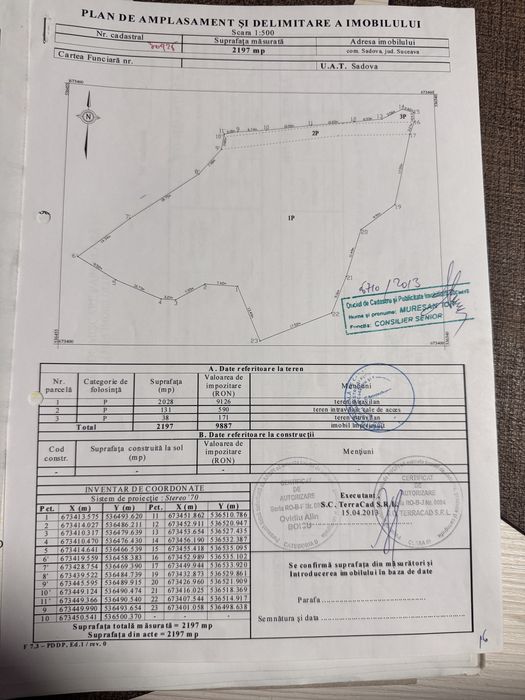 Vand teren extravilan si intravilan