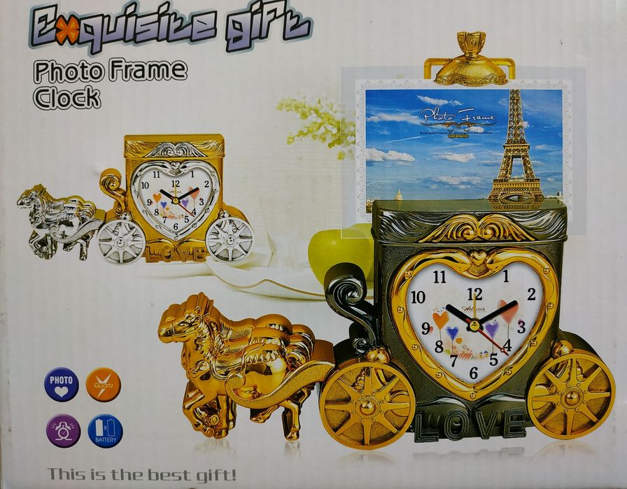 Часы "Карета Золушки".  Новые.