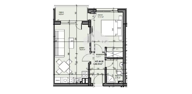 Продава се Двустаен апартамент в Банкя - 58 кв.м за 1055 €/кв.м - Снимка #2