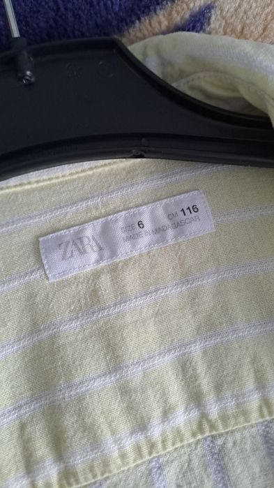 Lot cămașă Zara 116 si blugi C&A 122