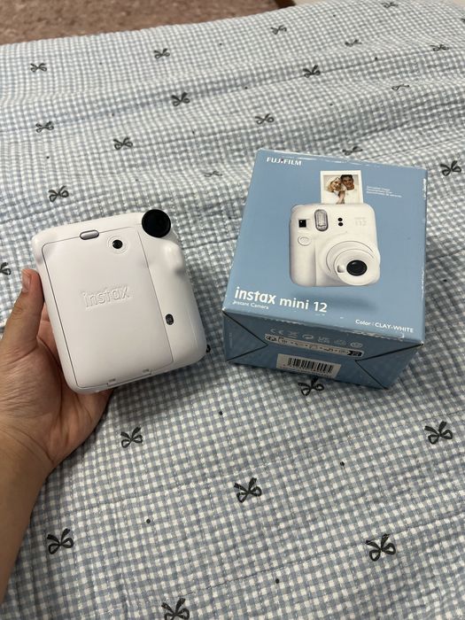 instax mini 12 цвет:SLAY-WHITE