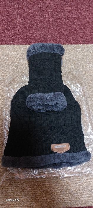 Set căciulă guler blană unisex