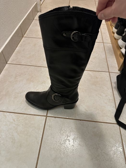 Vand cizme piele naturale, lungi, dama, marimea 39