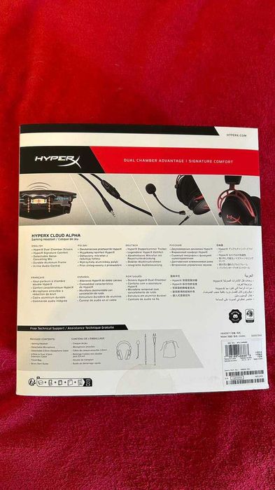 HyperX Cloud Alpha Căști gaming în stare foarte bună.