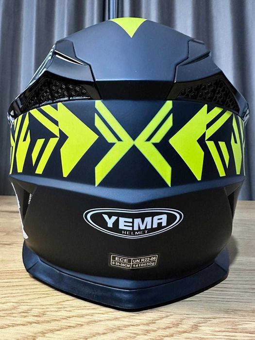 Casca moto cross YEMA omologata ECE marime S 55-56 - Noua