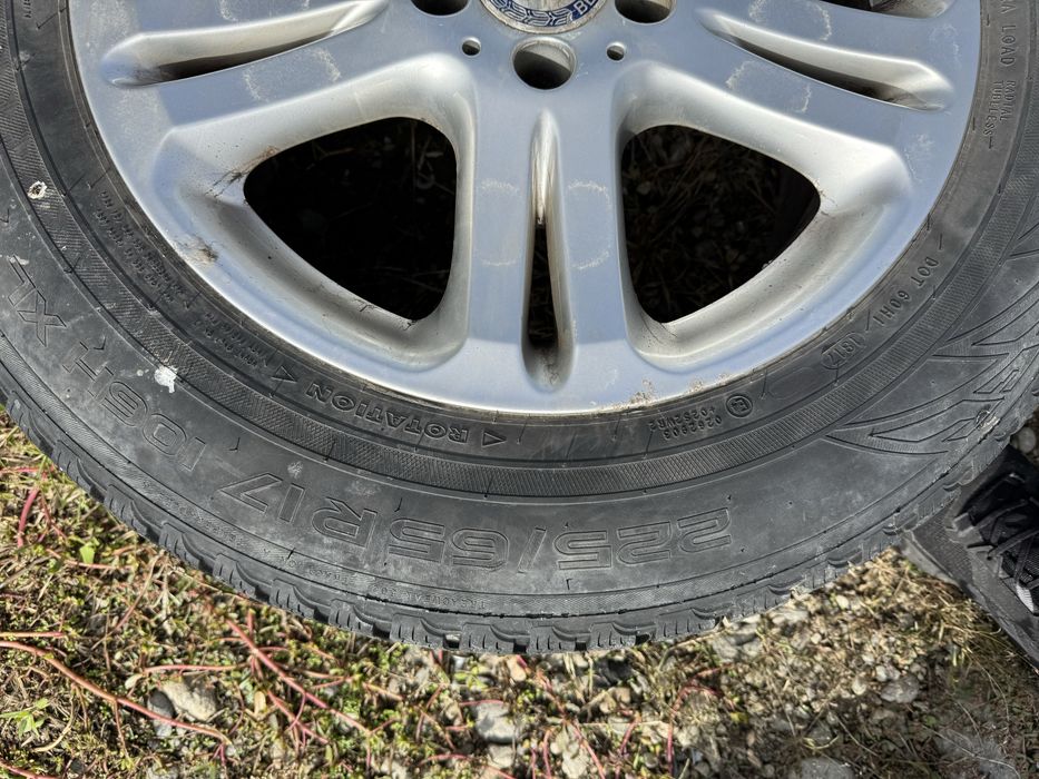 Jante Mercedes Glk 17  4x4 cu cauciucri iarna C E Class