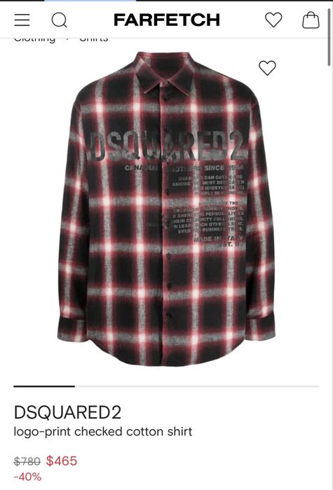 100% оригинална риза Dsquared2 RRP€780