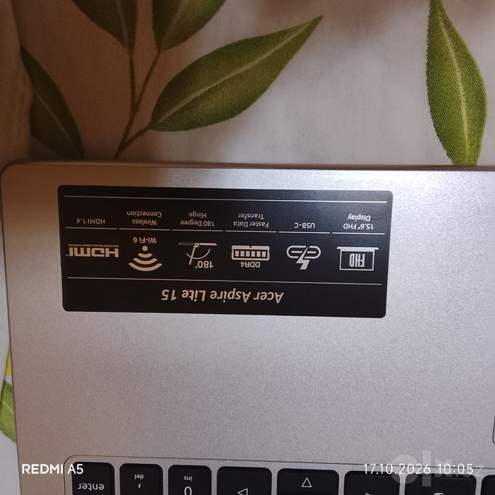 Notebook acer aspire lite 15
