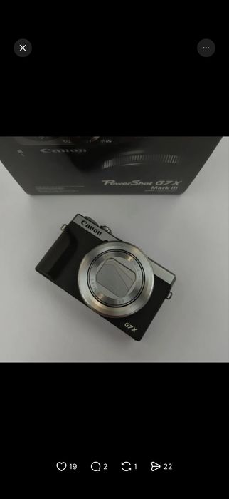 Canon G7X Mark iii