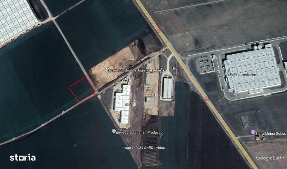 Teren De Vanzare In Sebes 3478 mp Cu Autorizatie De Construire Hala