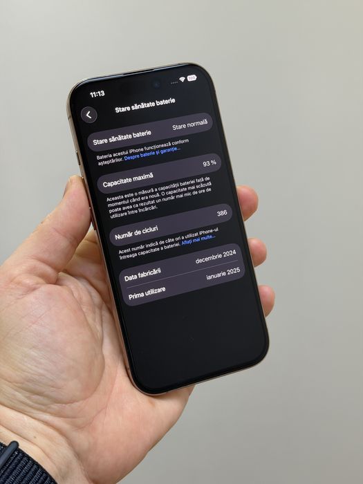  iPhone 16 Pro 128GB 93% Desert Titanium Neverlocked