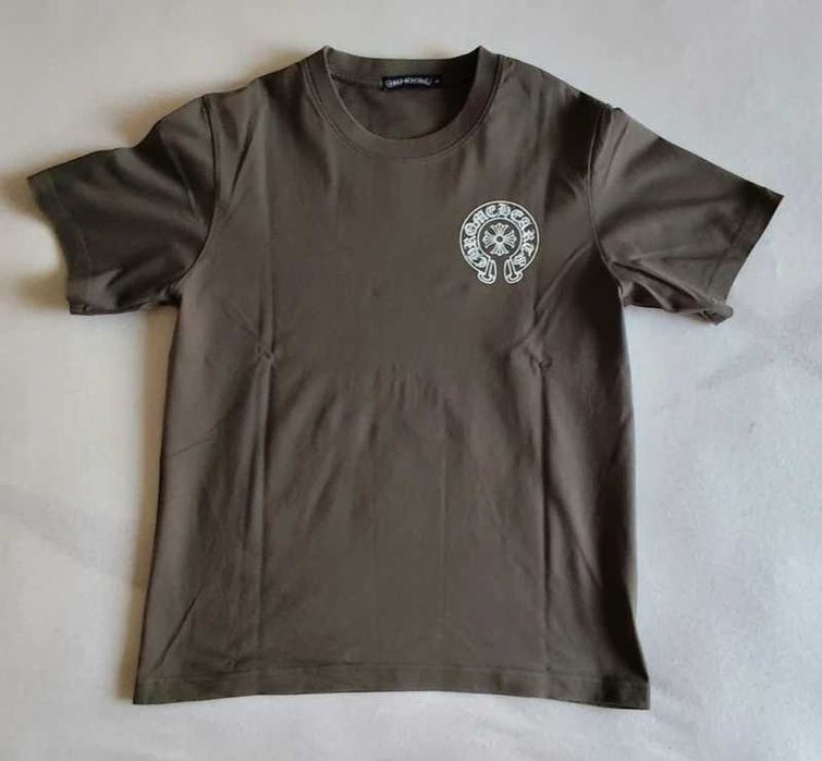 Tricou Chrome Hearts gri închis