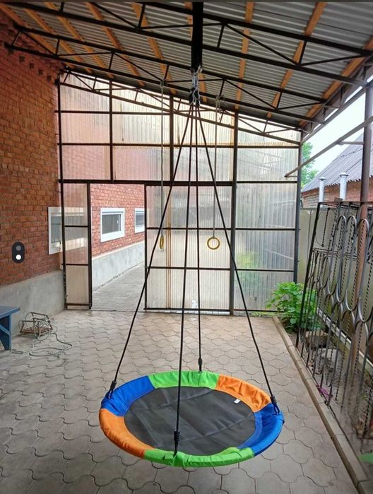 Качели детский стойка в комплекте