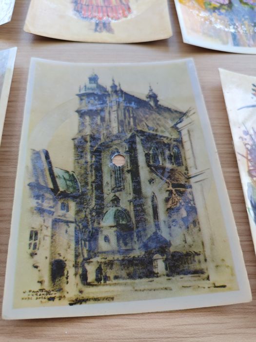 Флексидиск на Бийтълс, рядко издание - Полски пощенски картички 60те