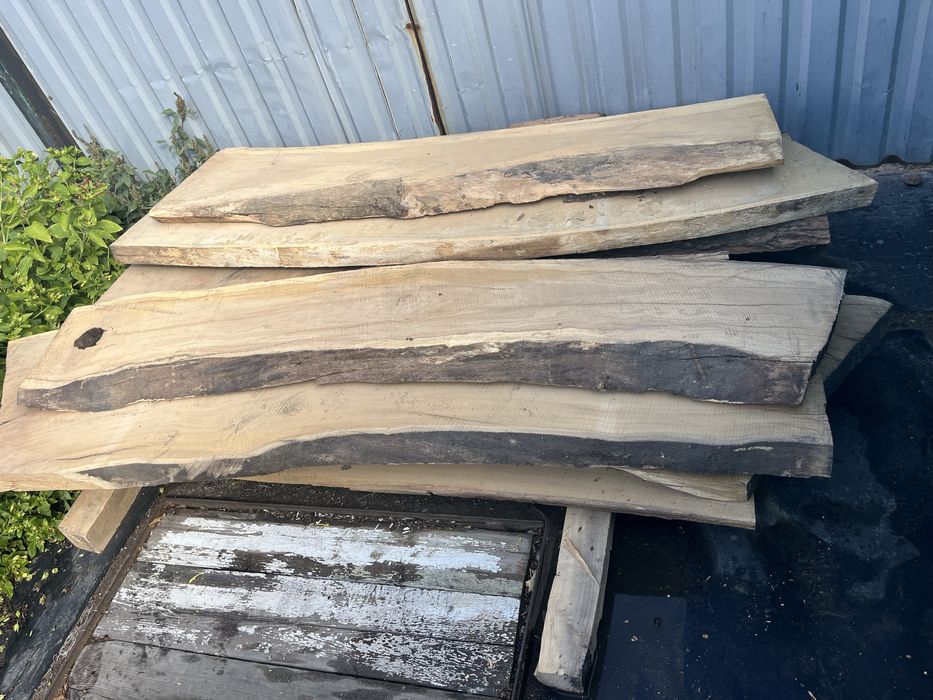 Слебы, доски орех дуб