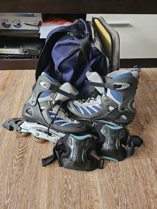 Role Salomon DR100 + Ghiozdan + Genuchiere