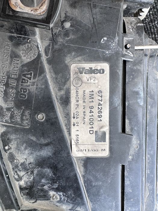 Фарове Ляв Seat Leon 1M 1999-2005 Година