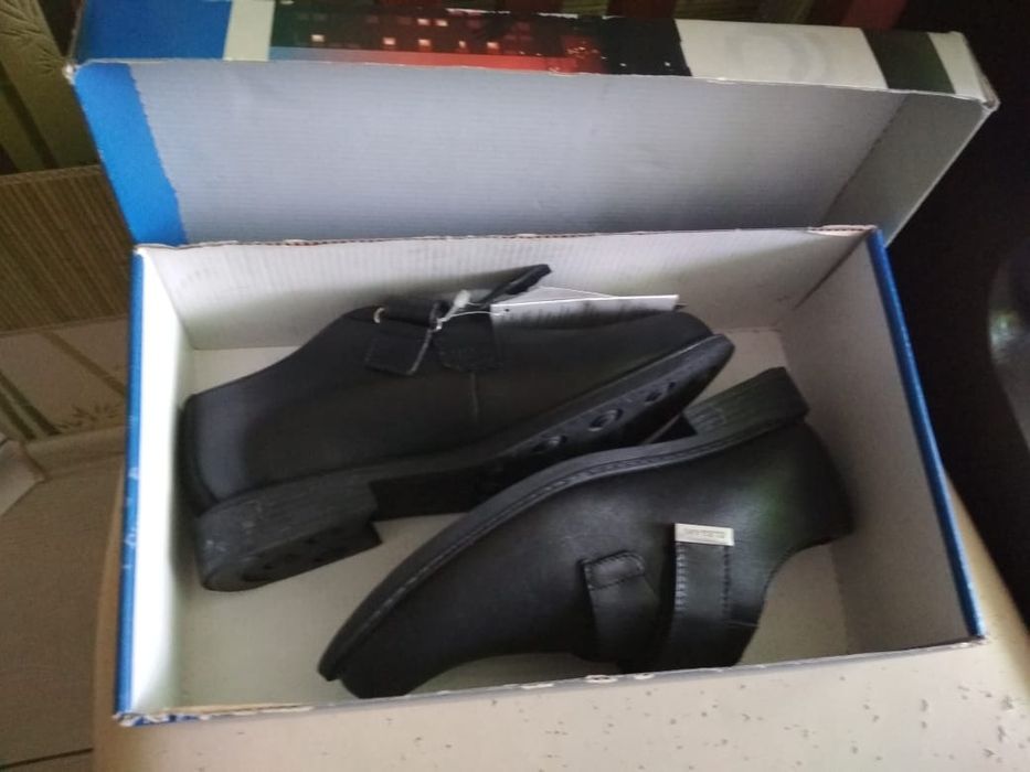 Туфли кожаные для школы