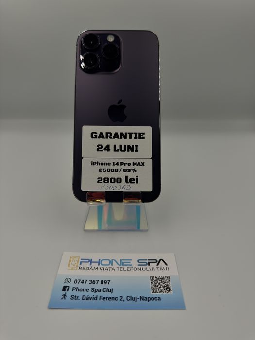 iPhone 14 Pro Max 256Gb - Din magazin,cu garantie! RATE TBI !