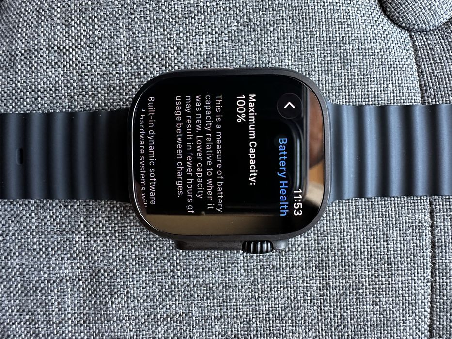 Apple Watch Ultra 3 Black Titanium with Ocean Band