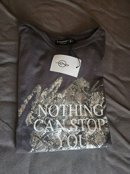 Tricou gri - femei Stradivarius - marimea S/36