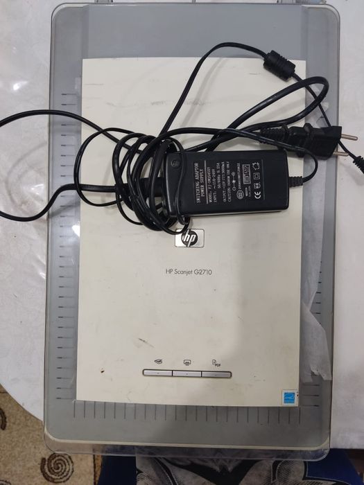 Сканер белый  hp