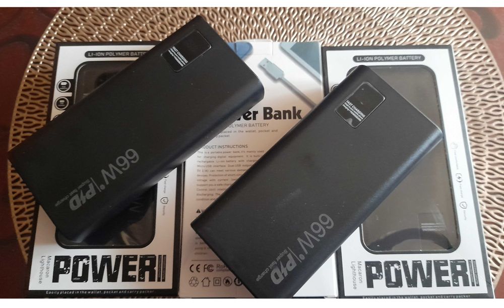 Baterie externa 20000mA powerbank incarcare fast charge 66w , afisaj