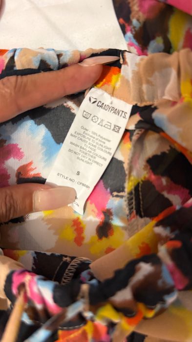 Zara Asos Плажен комплект риза панталон бански candypants