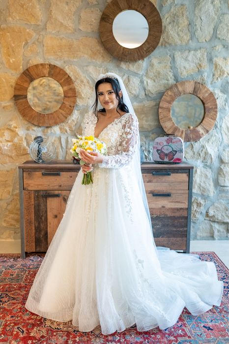 Rochie de mireasă croită în atelier an 2025
